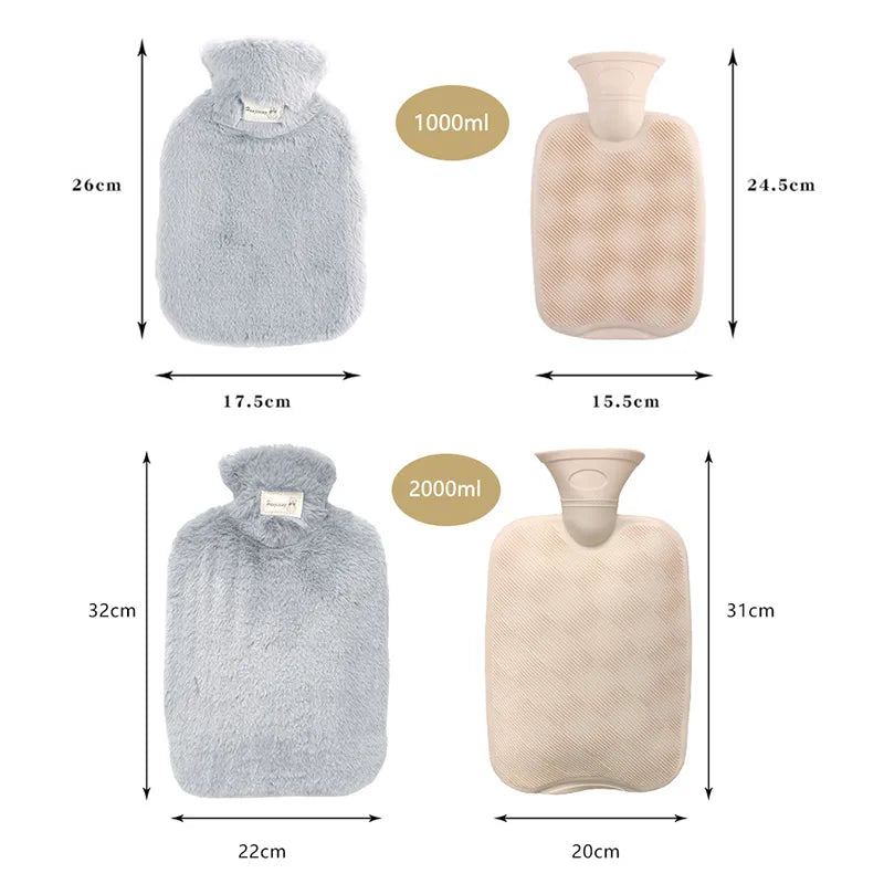 Plush Hot Water Bottle Belt