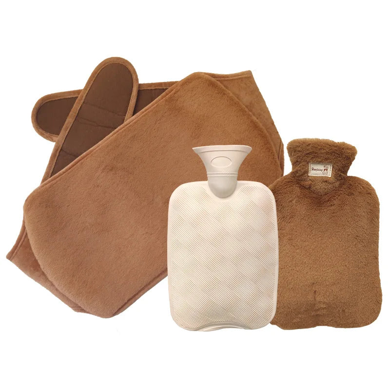Hot Water Bag for Period Pain Keep Warm 1000-2000Ml Water Filling Pvc Hot Water Bottle Home Convenient Waist Stomach Warming