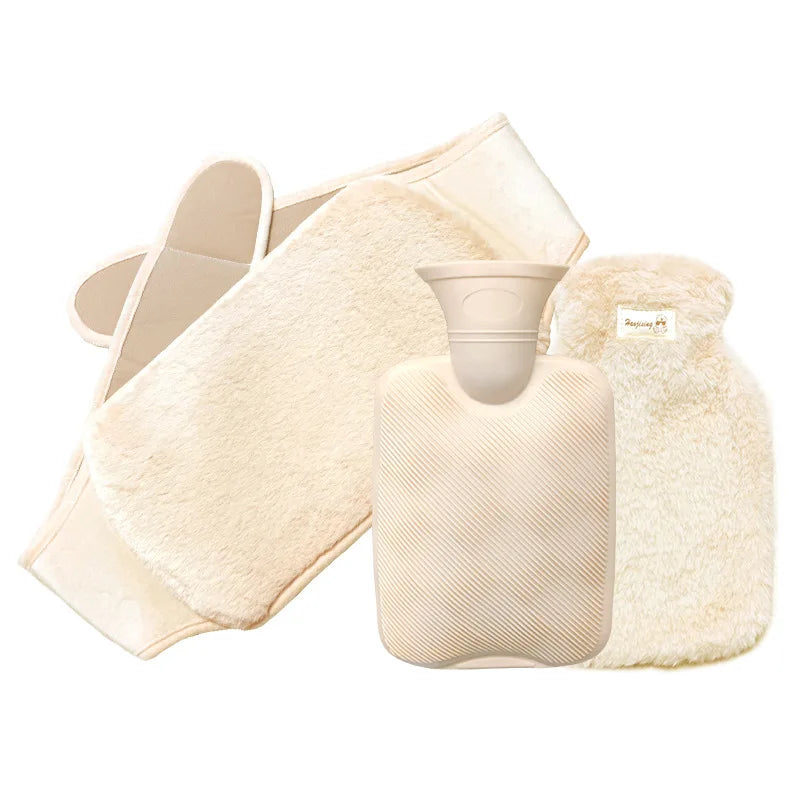 Hot Water Bag for Period Pain Keep Warm 1000-2000Ml Water Filling Pvc Hot Water Bottle Home Convenient Waist Stomach Warming