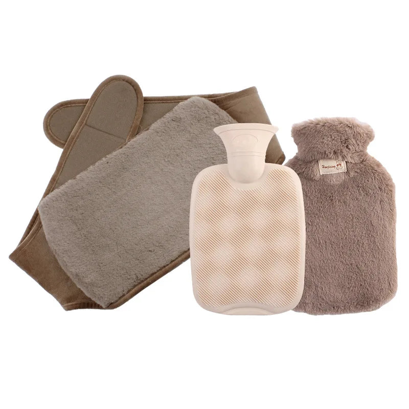 Hot Water Bag for Period Pain Keep Warm 1000-2000Ml Water Filling Pvc Hot Water Bottle Home Convenient Waist Stomach Warming